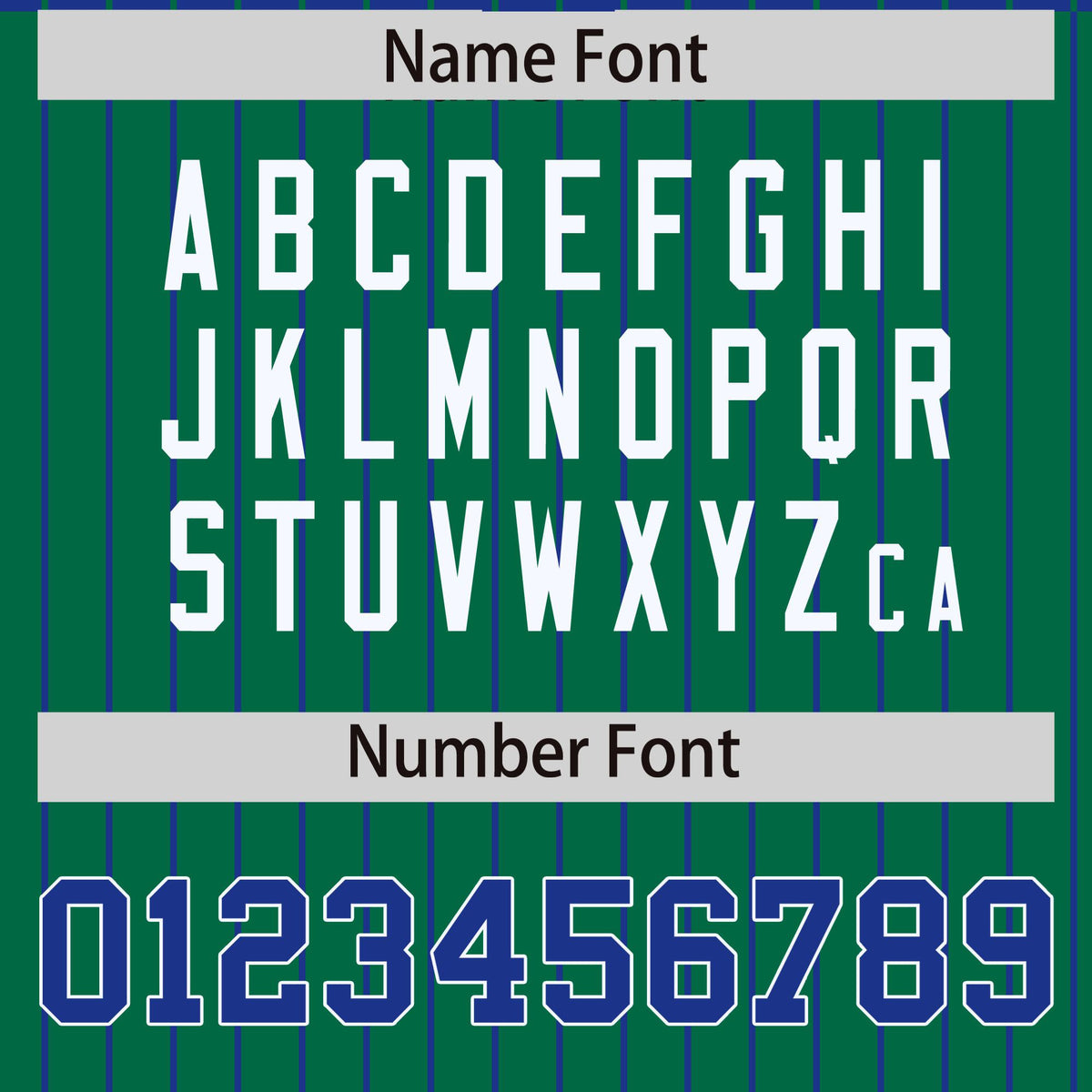 Custom Royal Blue Kelly Green-Royal Blue Personalized Stripe Fashion Letterman Bomber Varsity Jacket