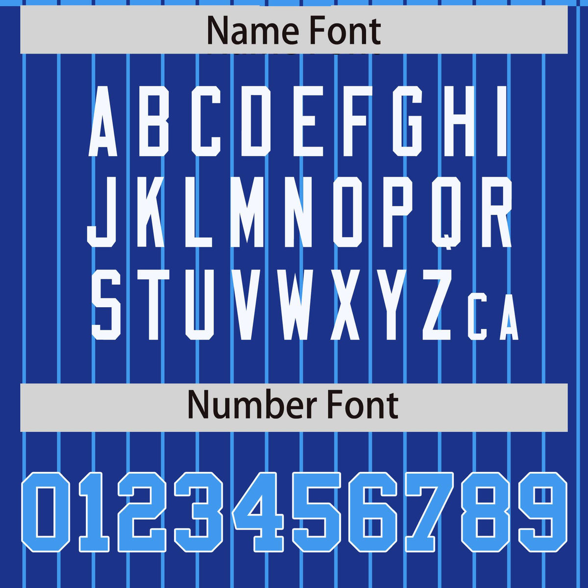 Custom Powder Blue Royal Blue-Powder Blue Personalized Stripe Fashion Letterman Bomber Varsity Jacket