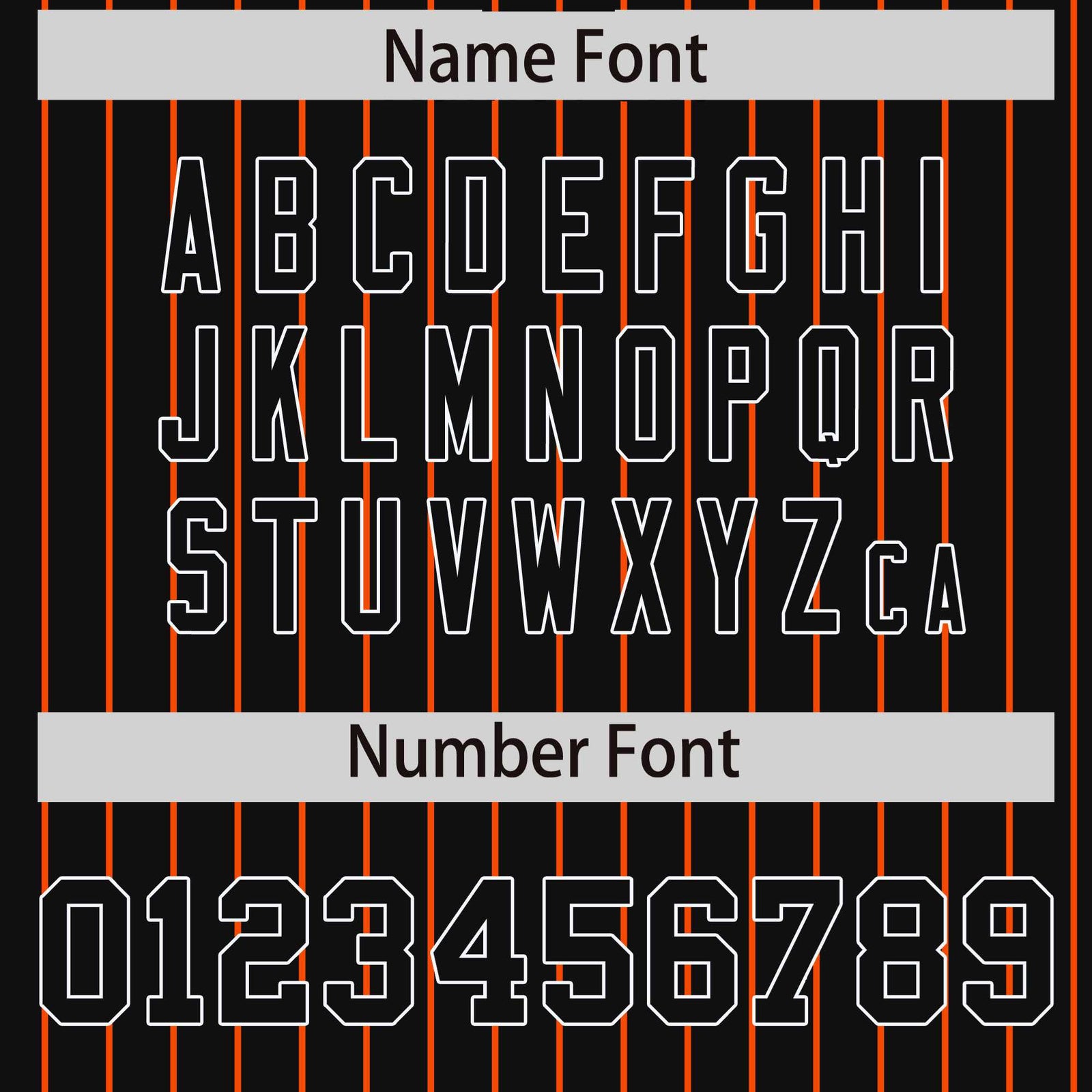 Custom Black Orange-Black Personalized Stripe Fashion Letterman Bomber Varsity Jacket