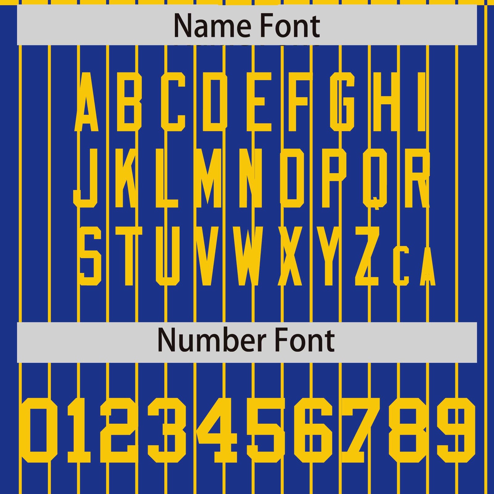 Custom Gold Royal Blue-Gold Personalized Stripe Fashion Letterman Bomber Varsity Jacket