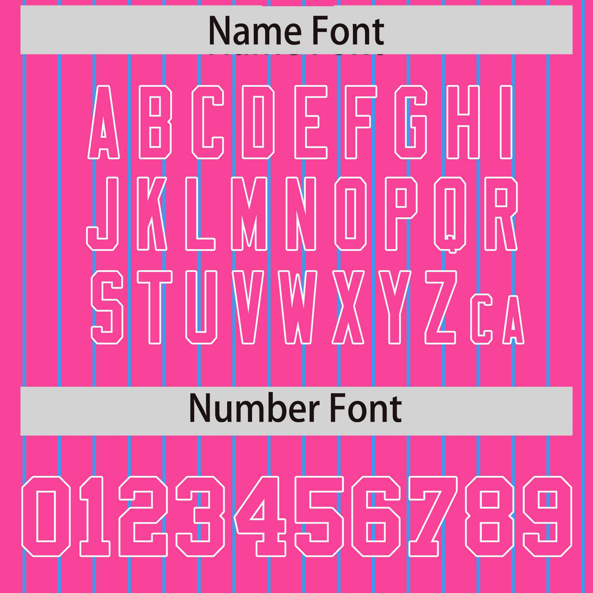 Custom Pink Powder Blue-Pink Personalized Stripe Fashion Letterman Bomber Varsity Jacket