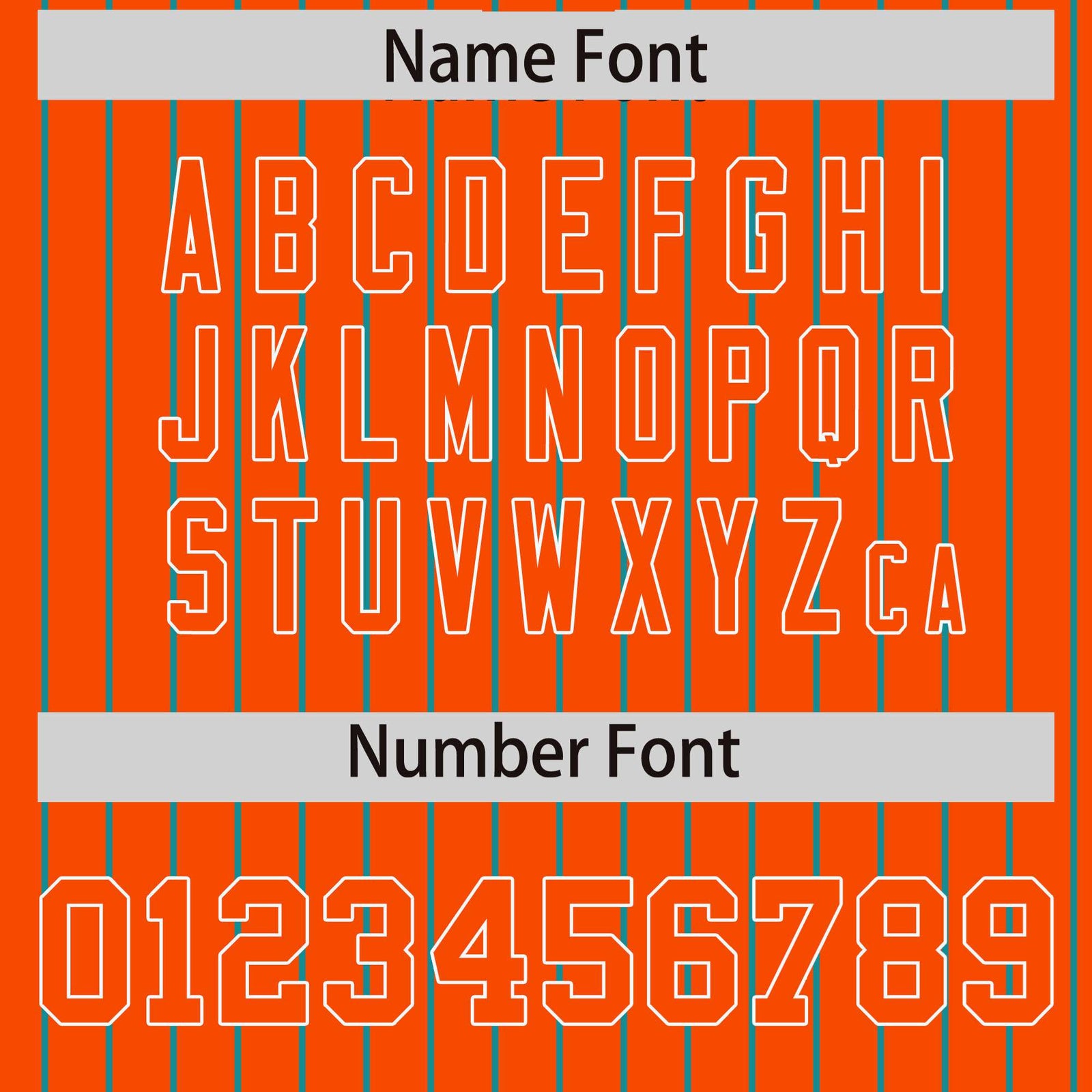 Custom Orange Aqua-Orange Personalized Stripe Fashion Letterman Bomber Varsity Jacket