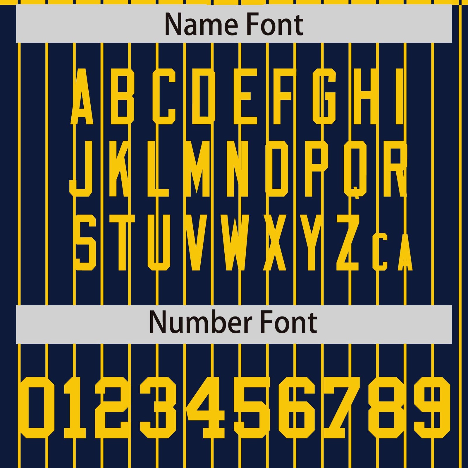 Custom Gold Navy-Gold Personalized Stripe Fashion Letterman Bomber Varsity Jacket