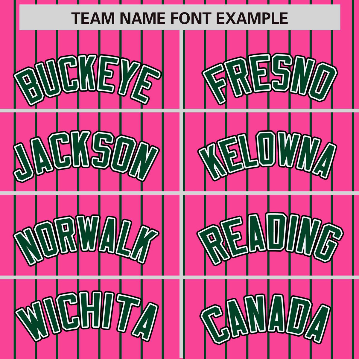 Custom Pink Green-Pink Personalized Stripe Fashion Letterman Bomber Varsity Jacket