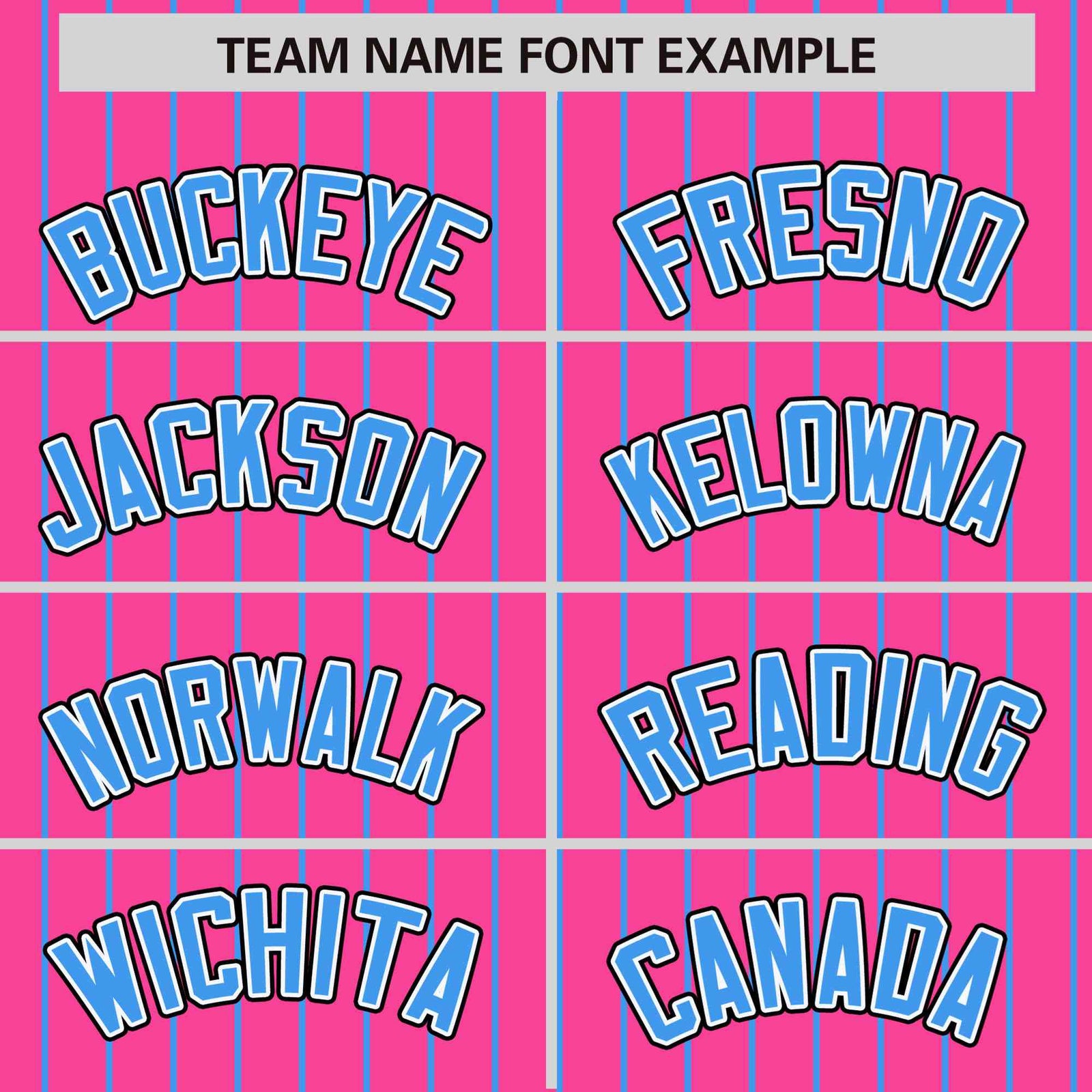 Custom Pink Powder Blue-Pink Personalized Stripe Fashion Letterman Bomber Varsity Jacket