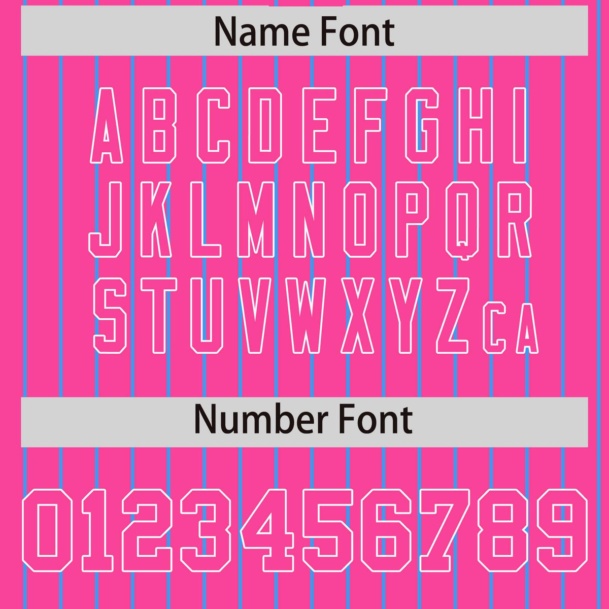 Custom Pink Powder Blue-Pink Personalized Stripe Fashion Letterman Bomber Varsity Jacket