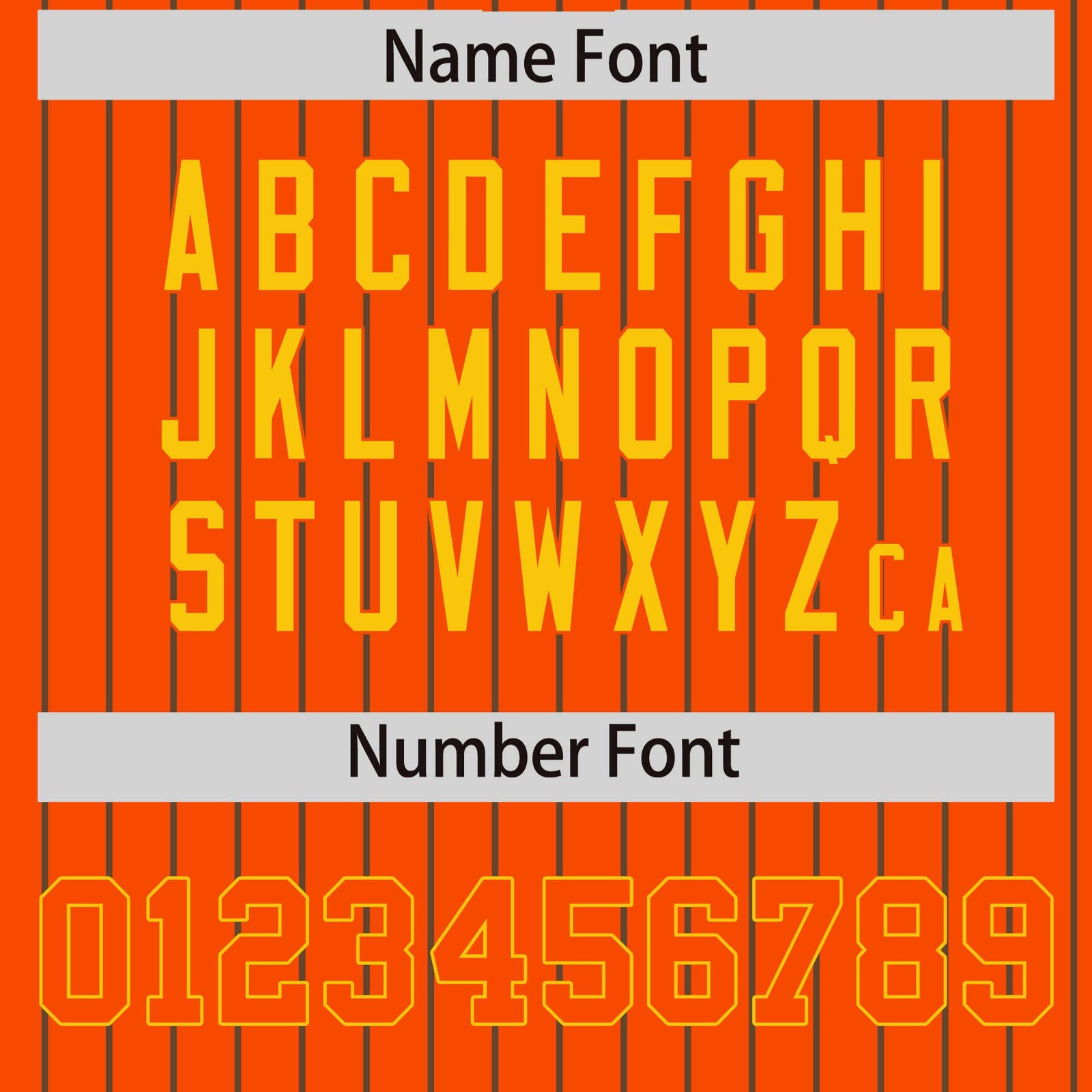 Custom Orange Ligth Brown-Orange Personalized Stripe Fashion Letterman Bomber Varsity Jacket