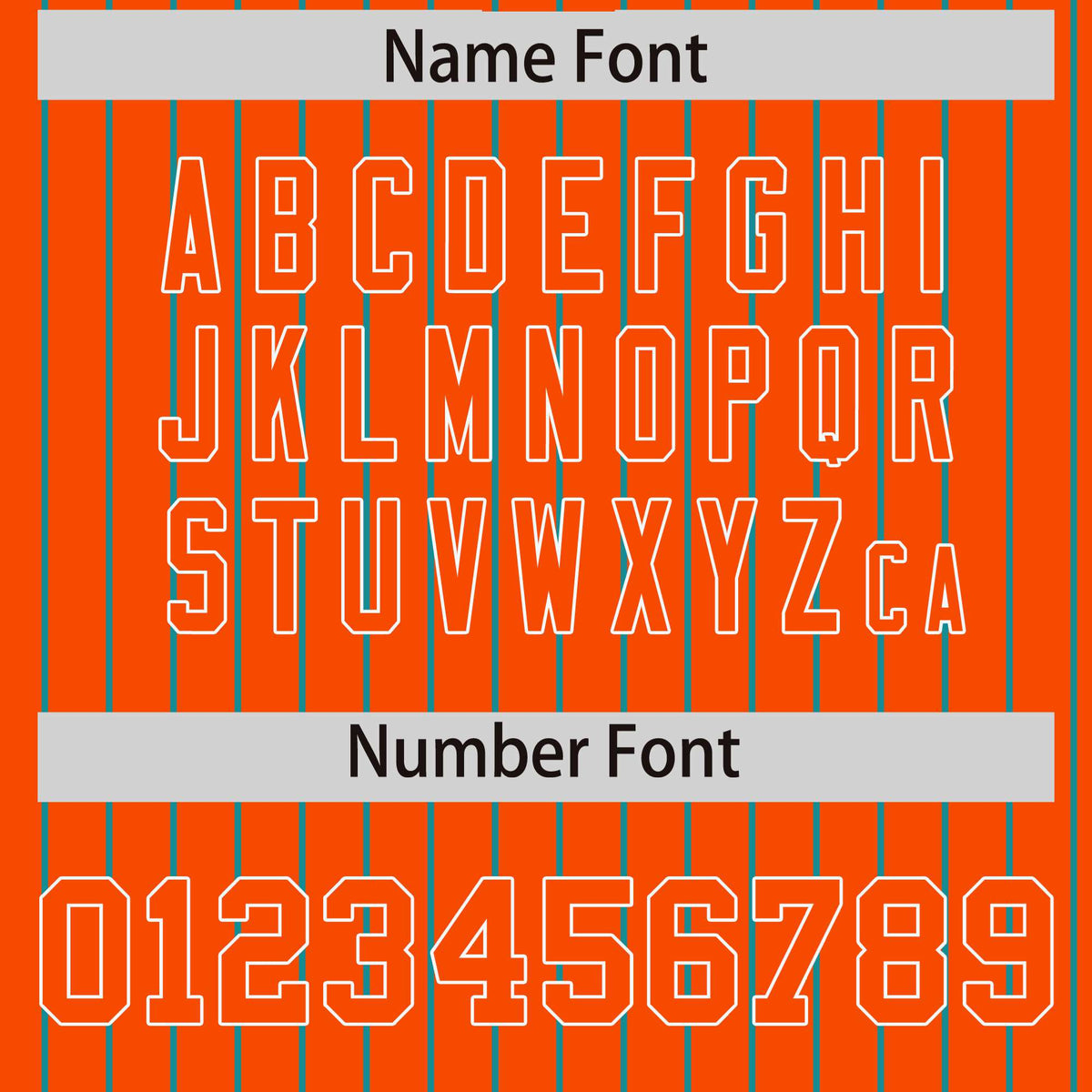 Custom Orange Aqua-Orange Personalized Stripe Fashion Letterman Bomber Varsity Jacket