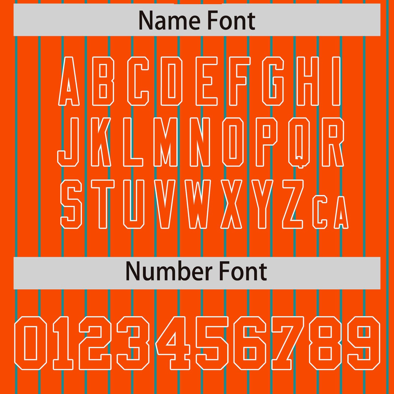 Custom Orange Aqua-Orange Personalized Stripe Fashion Letterman Bomber Varsity Jacket