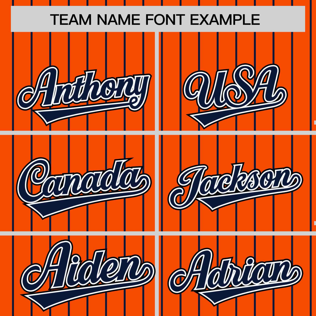 Custom Orange Navy-Orange Personalized Stripe Fashion Letterman Bomber Varsity Jacket