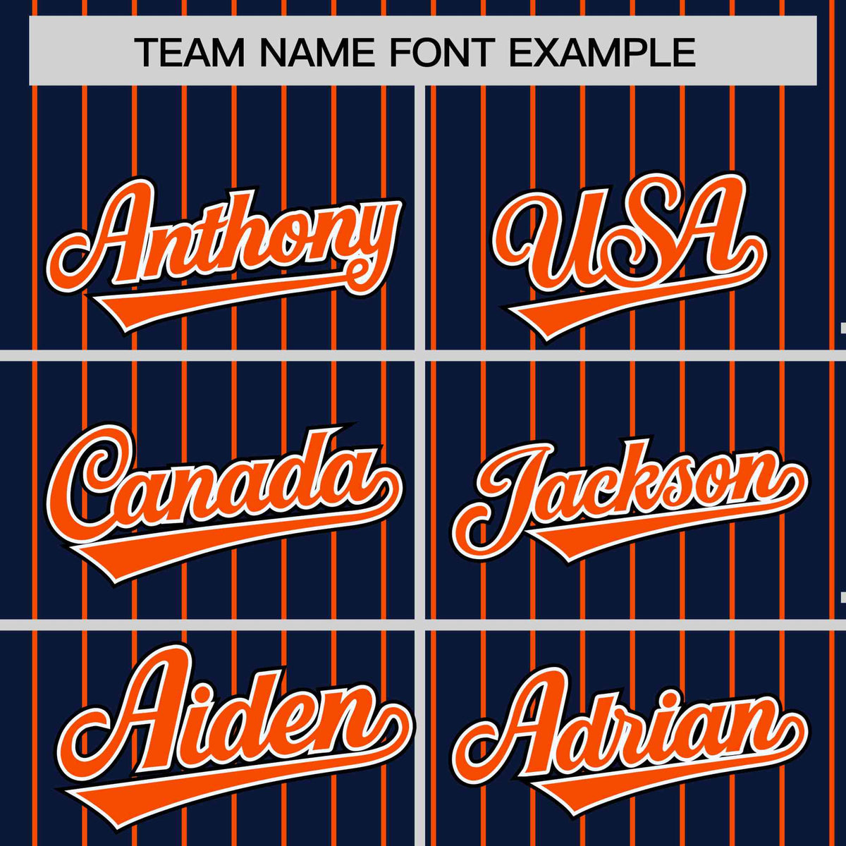 Custom Navy Orange-Navy Personalized Stripe Fashion Letterman Bomber Varsity Jacket
