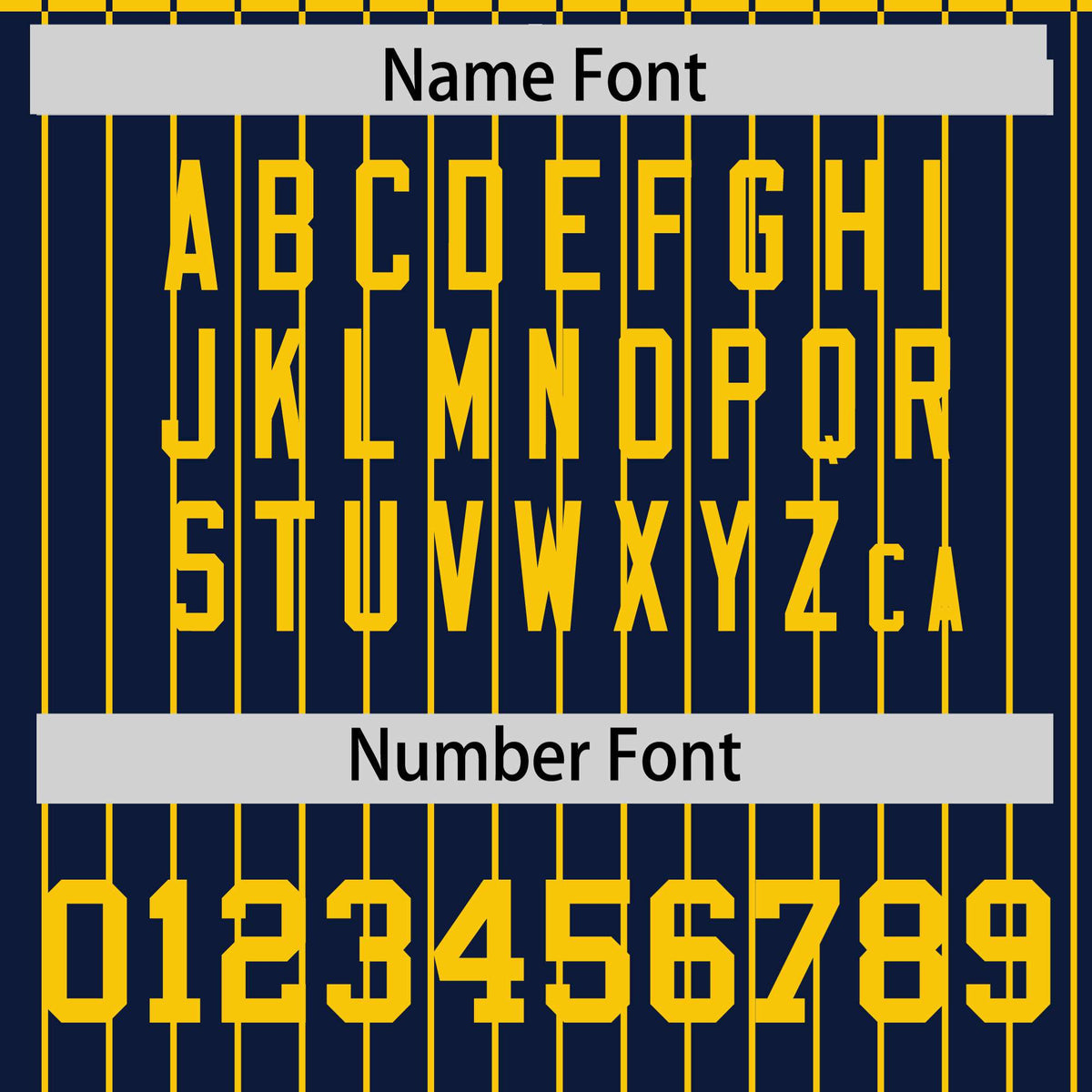 Custom Gold Navy-Gold Personalized Stripe Fashion Letterman Bomber Varsity Jacket