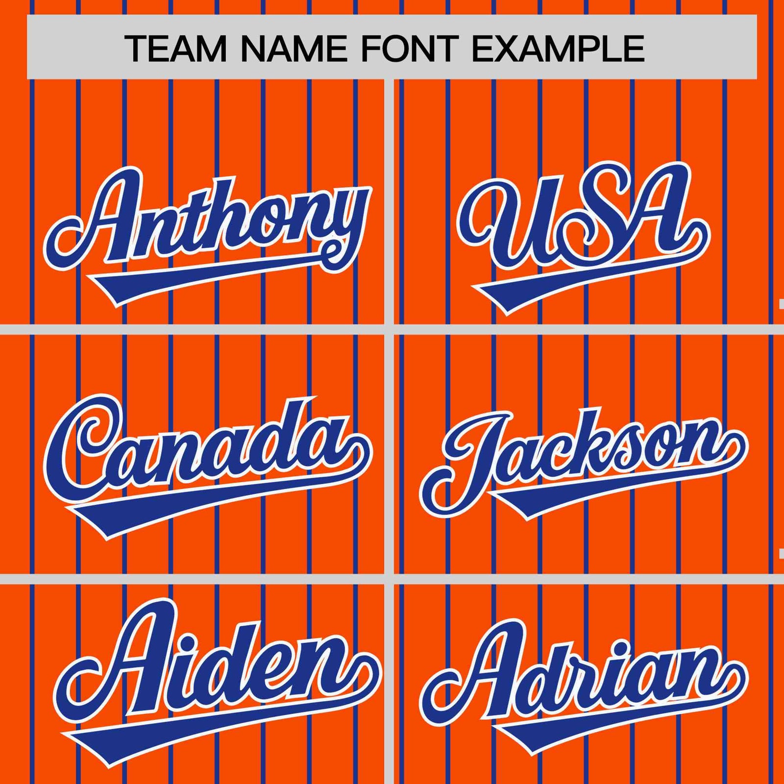 Custom Orange Royal Blue-Orange Personalized Stripe Fashion Letterman Bomber Varsity Jacket