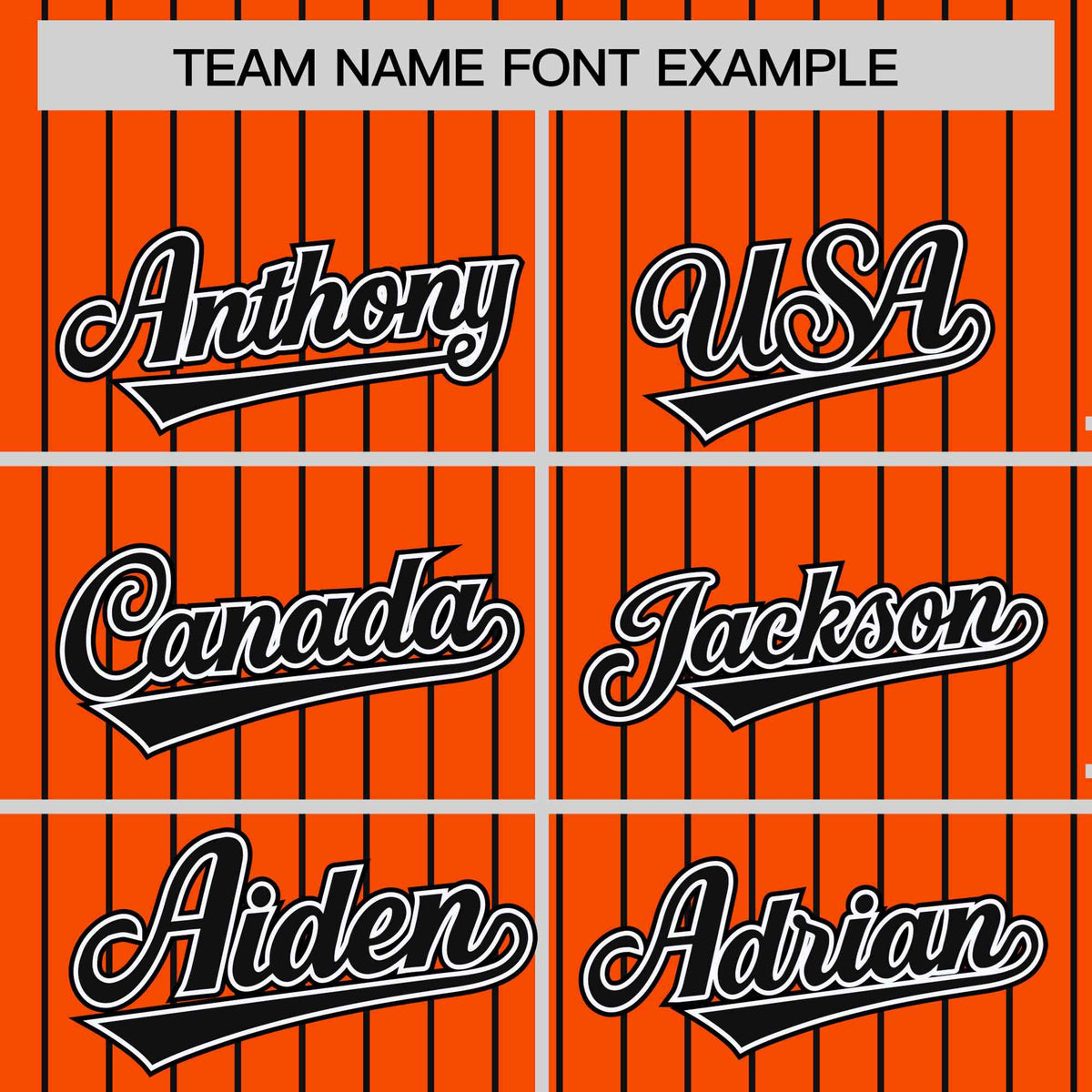 Custom Orange Black-Orange Personalized Stripe Fashion Letterman Bomber Varsity Jacket