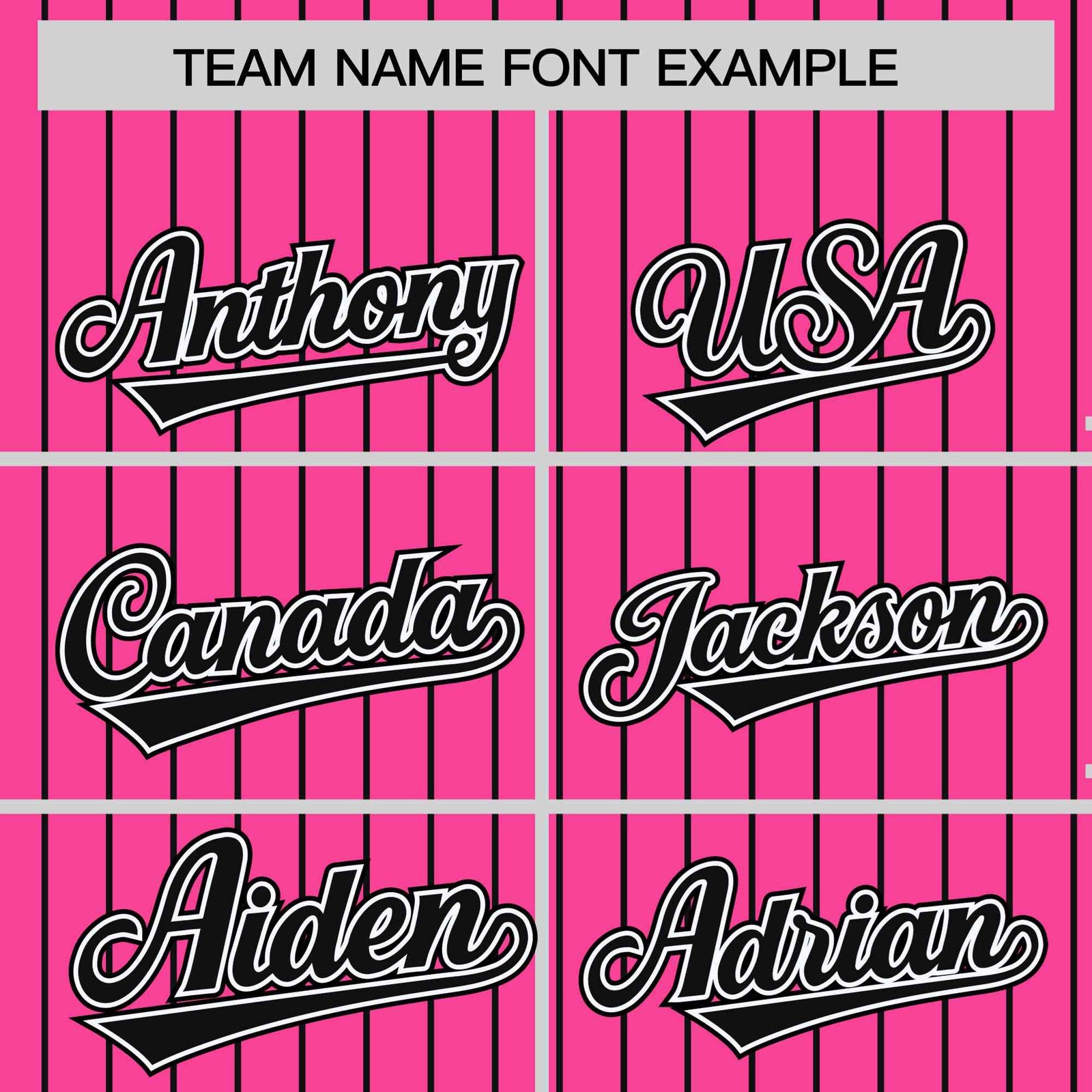 Custom Pink Black-Pink Personalized Stripe Fashion Letterman Bomber Varsity Jacket