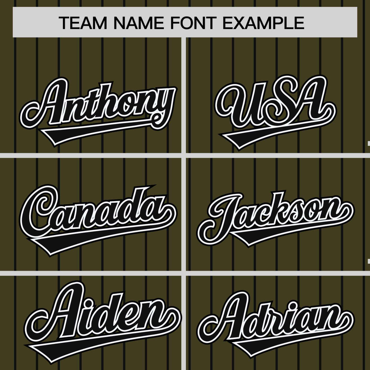 Custom Olive Black-Olive Personalized Stripe Fashion Letterman Bomber Varsity Jacket