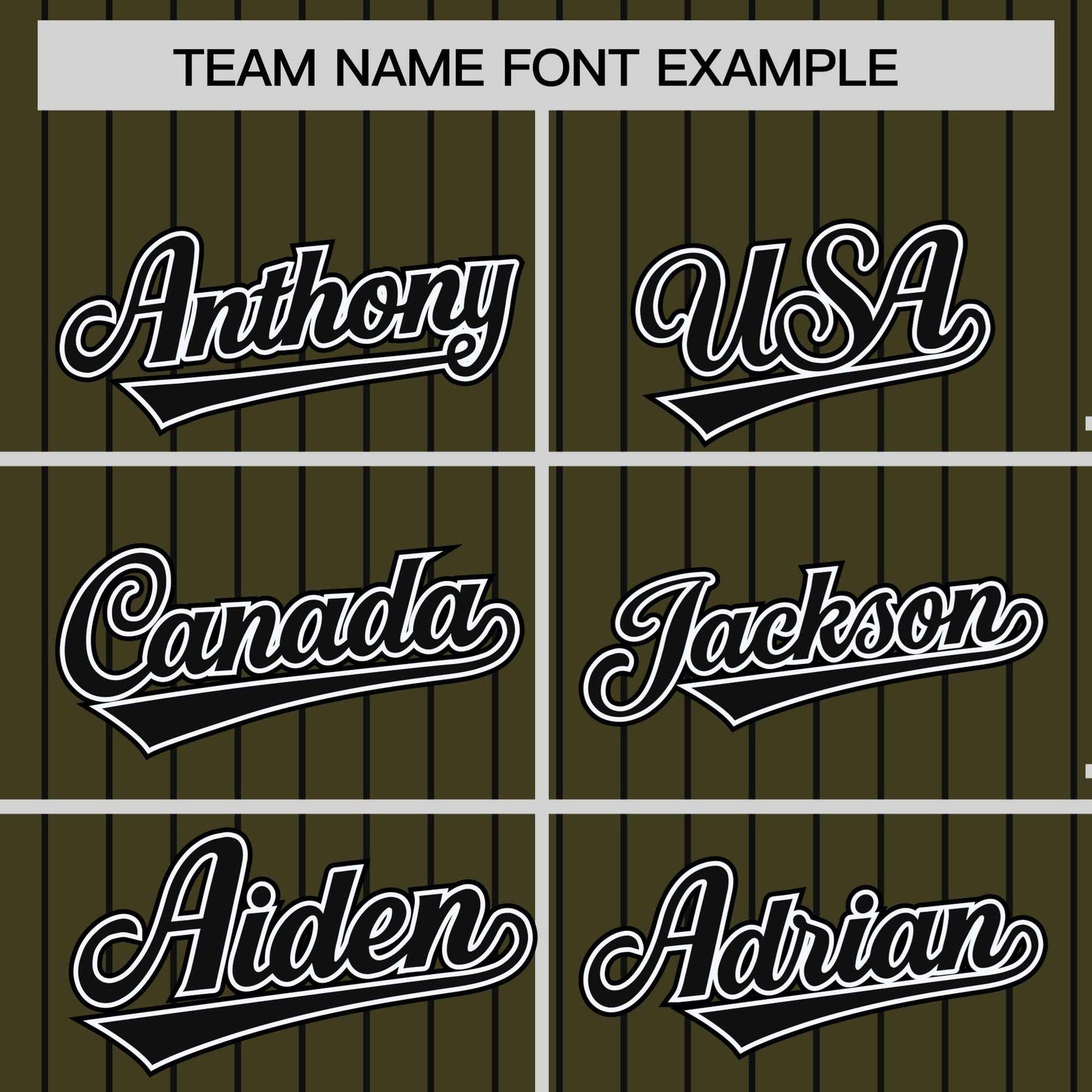 Custom Olive Black-Olive Personalized Stripe Fashion Letterman Bomber Varsity Jacket