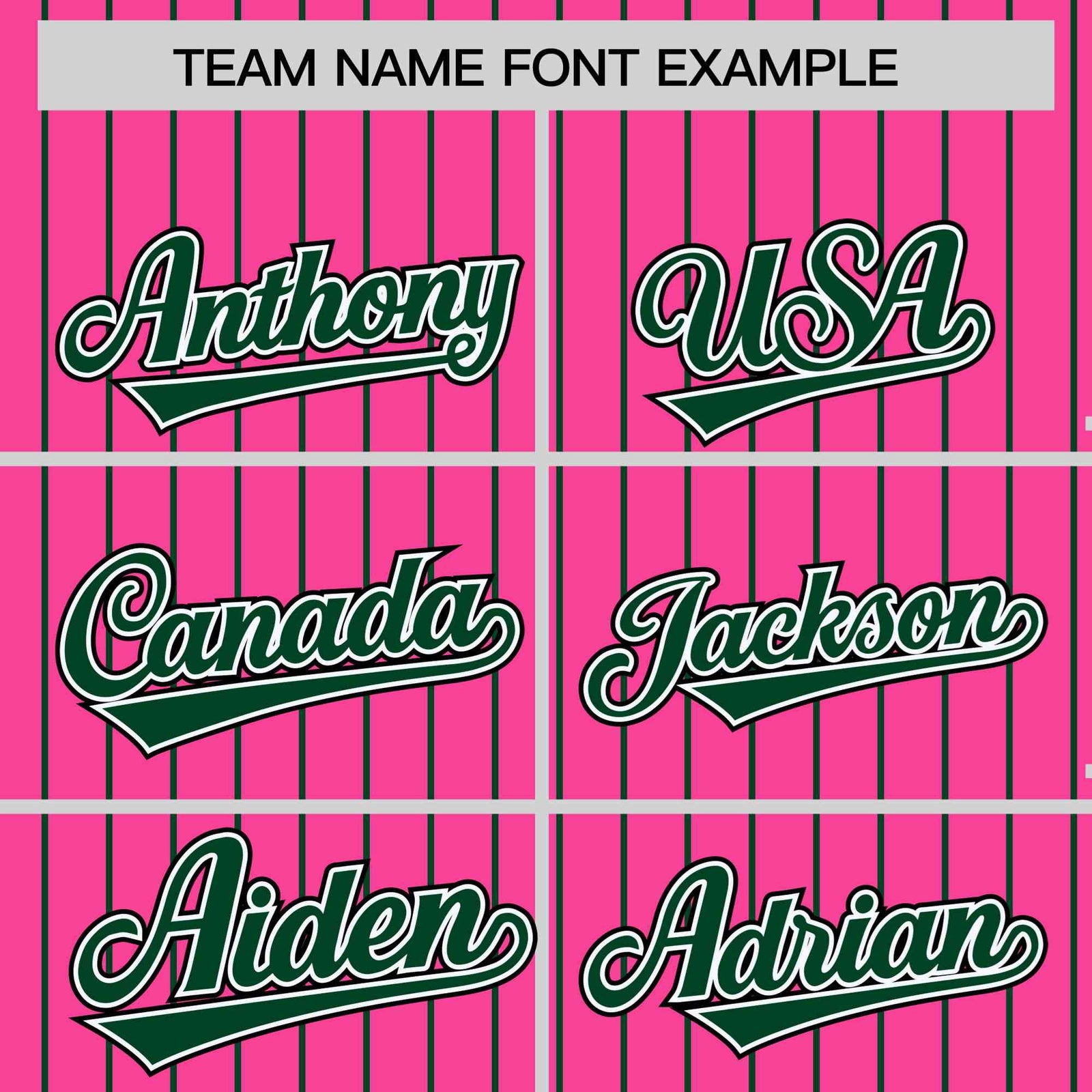 Custom Pink Green-Pink Personalized Stripe Fashion Letterman Bomber Varsity Jacket