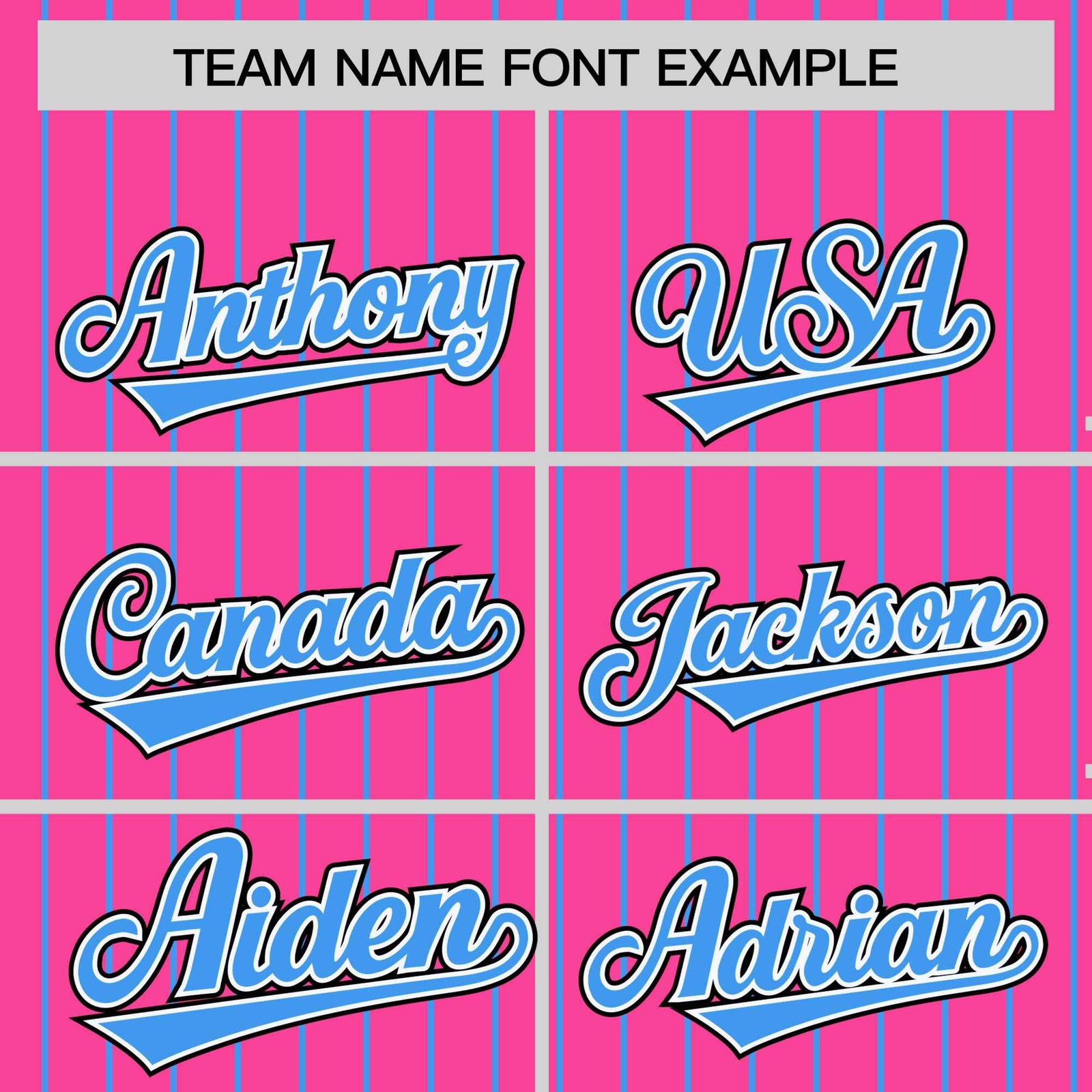 Custom Pink Powder Blue-Pink Personalized Stripe Fashion Letterman Bomber Varsity Jacket