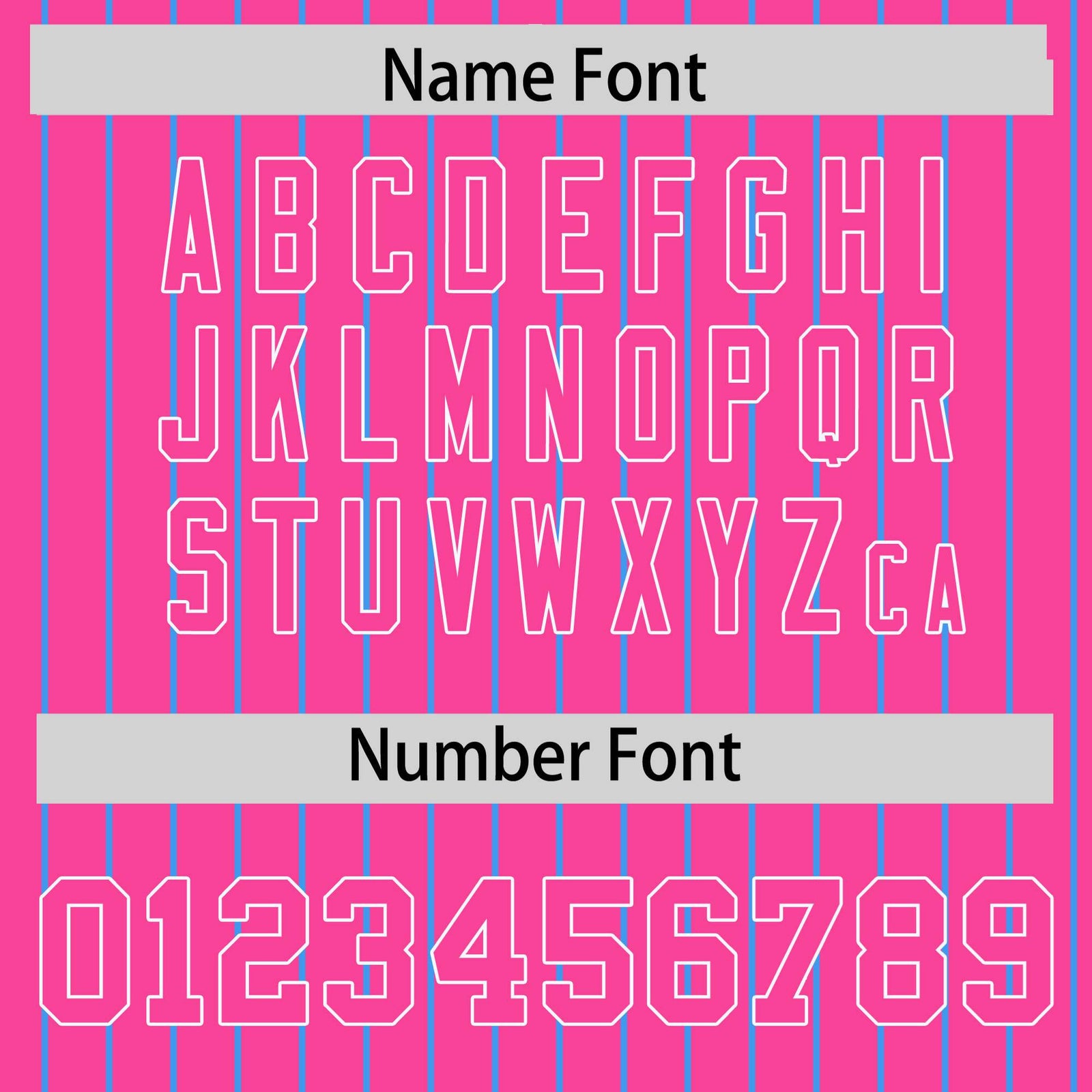 Custom Pink Powder Blue-Pink Personalized Stripe Fashion Letterman Bomber Varsity Jacket