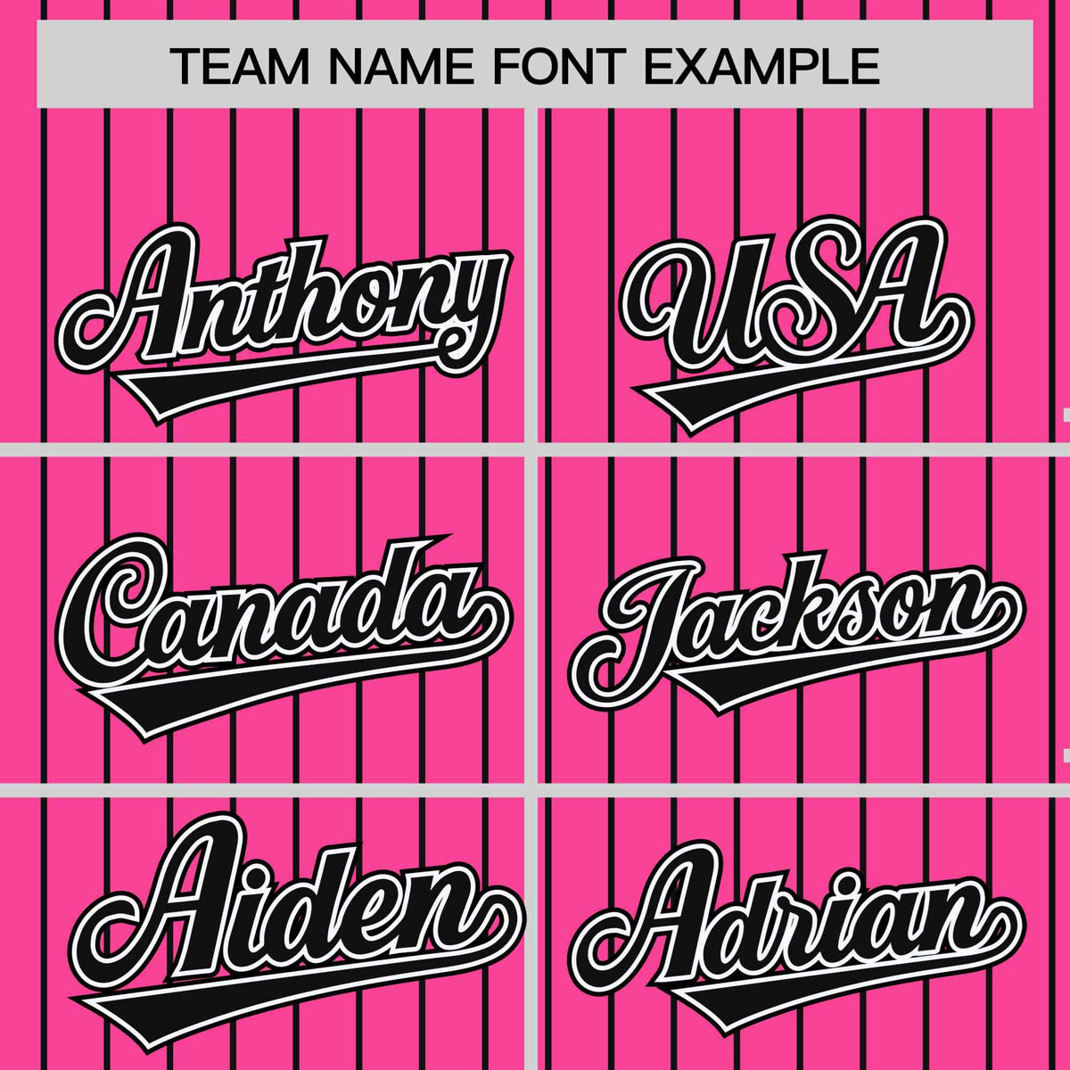 Custom Pink Black-Pink Personalized Stripe Fashion Letterman Bomber Varsity Jacket