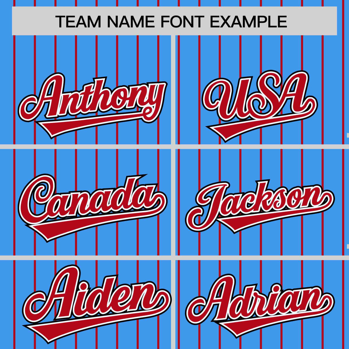 Custom Powder Blue Red-Powder Blue Personalized Stripe Fashion Letterman Bomber Varsity Jacket