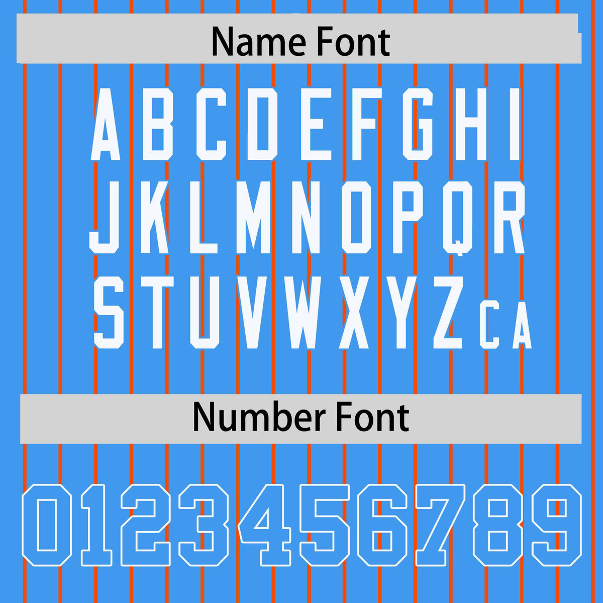 Custom Powder Blue Orange-Powder Blue Personalized Stripe Fashion Letterman Bomber Varsity Jacket