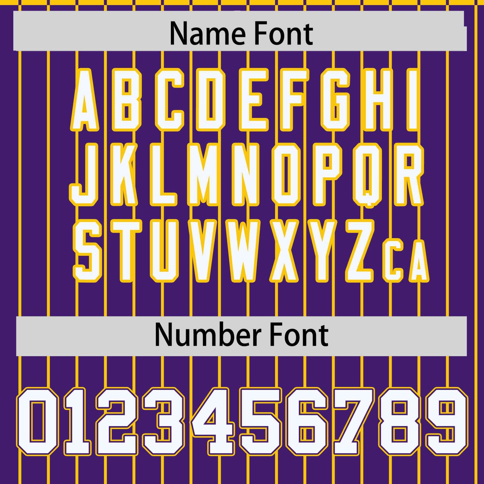 Custom Gold Purple-Gold Personalized Stripe Fashion Letterman Bomber Varsity Jacket