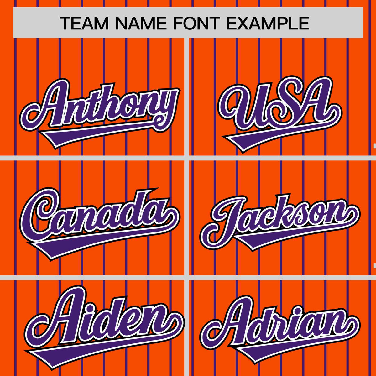 Custom Orange Purple-Orange Personalized Stripe Fashion Letterman Bomber Varsity Jacket