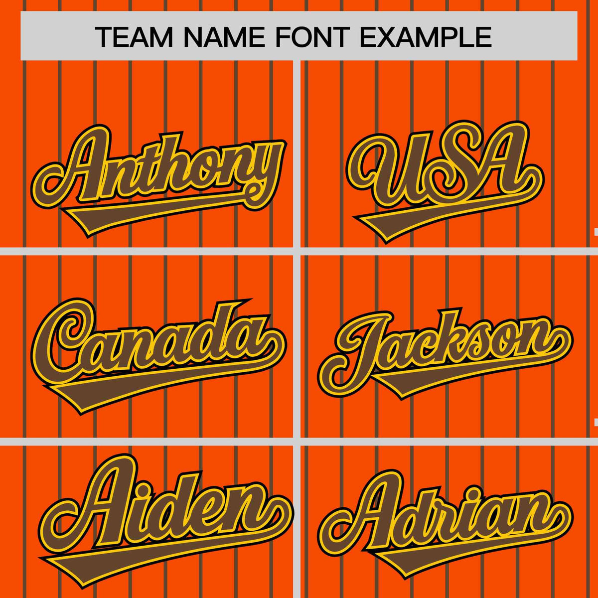 Custom Orange Ligth Brown-Orange Personalized Stripe Fashion Letterman Bomber Varsity Jacket