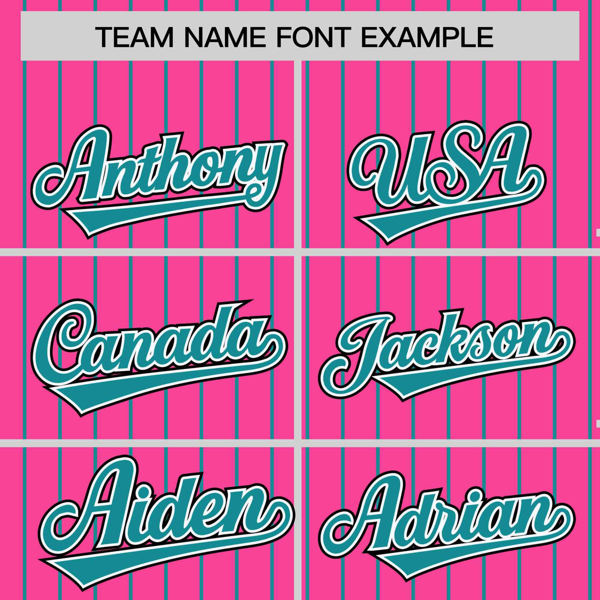 Custom Pink Aqua-Pink Personalized Stripe Fashion Letterman Bomber Varsity Jacket