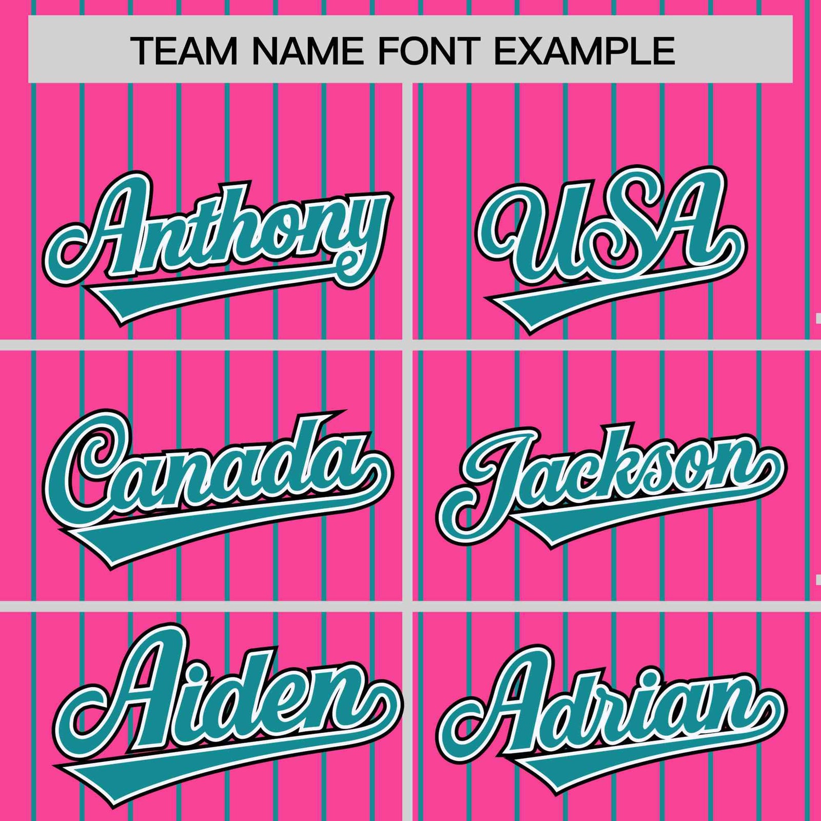 Custom Pink Aqua-Pink Personalized Stripe Fashion Letterman Bomber Varsity Jacket