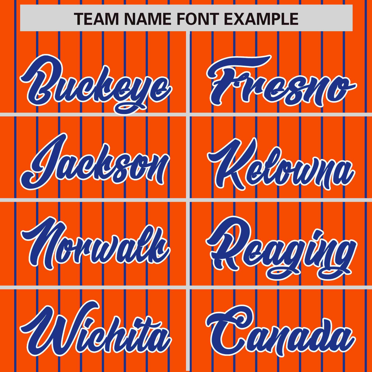 Custom Orange Royal Blue-Orange Personalized Stripe Fashion Letterman Bomber Varsity Jacket