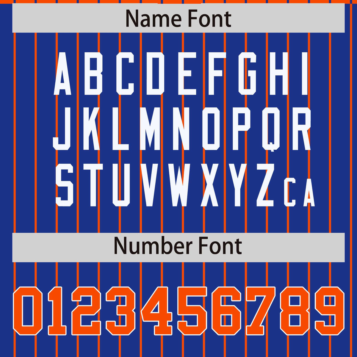 Custom Orange Royal Blue-Orange Personalized Stripe Fashion Letterman Bomber Varsity Jacket