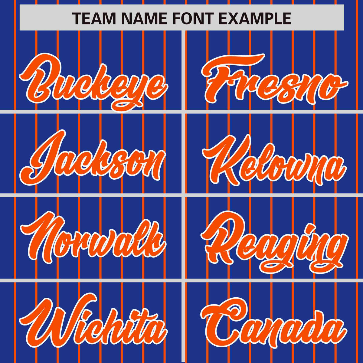 Custom Royal Blue Orange-Royal Blue Personalized Stripe Fashion Letterman Bomber Varsity Jacket