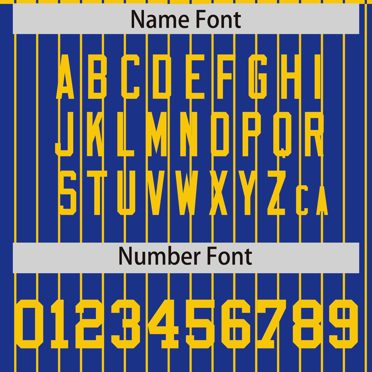 Custom Gold Royal Blue-Gold Personalized Stripe Fashion Letterman Bomber Varsity Jacket