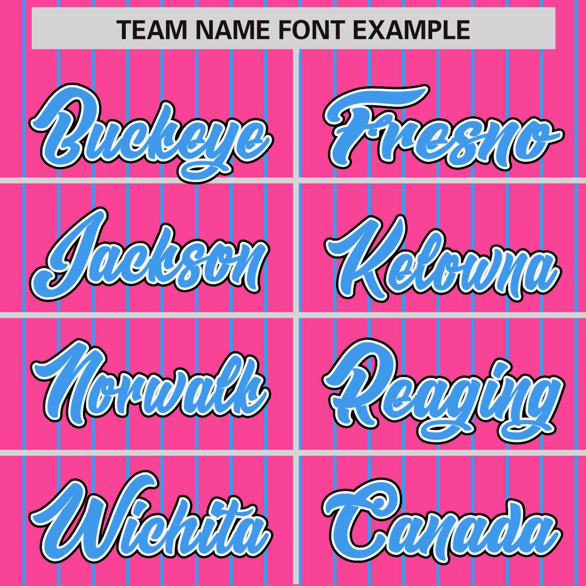 Custom Pink Powder Blue-Pink Personalized Stripe Fashion Letterman Bomber Varsity Jacket