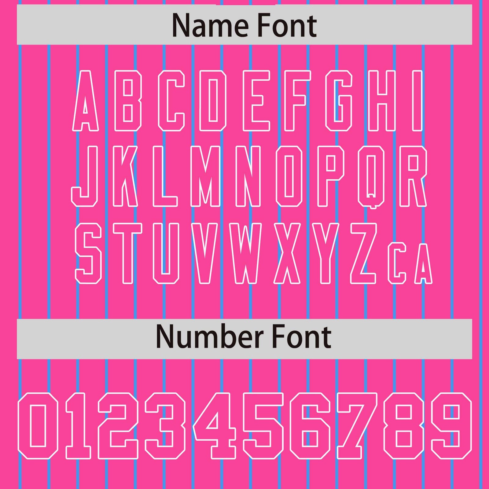 Custom Pink Powder Blue-Pink Personalized Stripe Fashion Letterman Bomber Varsity Jacket