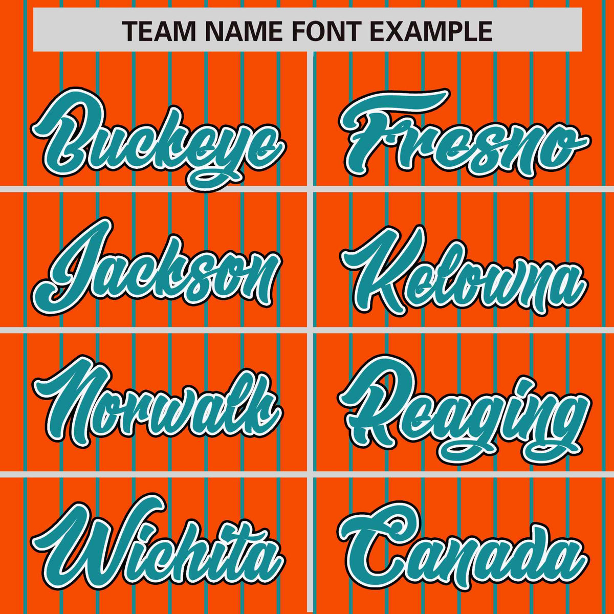 Custom Orange Aqua-Orange Personalized Stripe Fashion Letterman Bomber Varsity Jacket