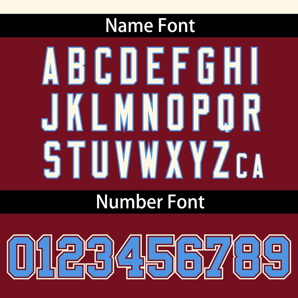 Custom Cream Crimson-Powder Blue Varsity Full-Snap Color Block Letterman Jacket