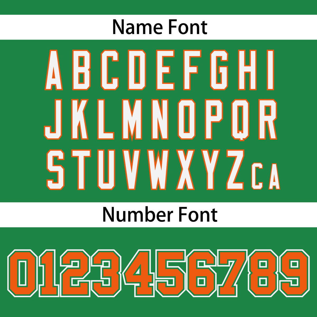 Custom Kelly Green Orange-Kelly Green Varsity Full-Snap Color Block Letterman Jacket