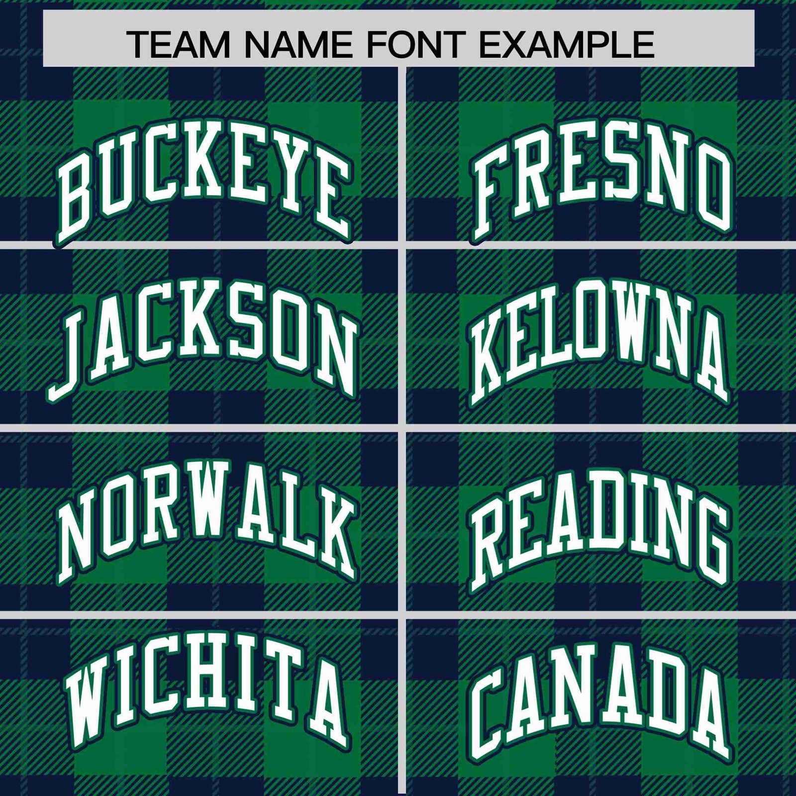 Custom Kelly Green-Navy Varsity Full-Snap Plaid Pattern Letterman Baseball Jacket