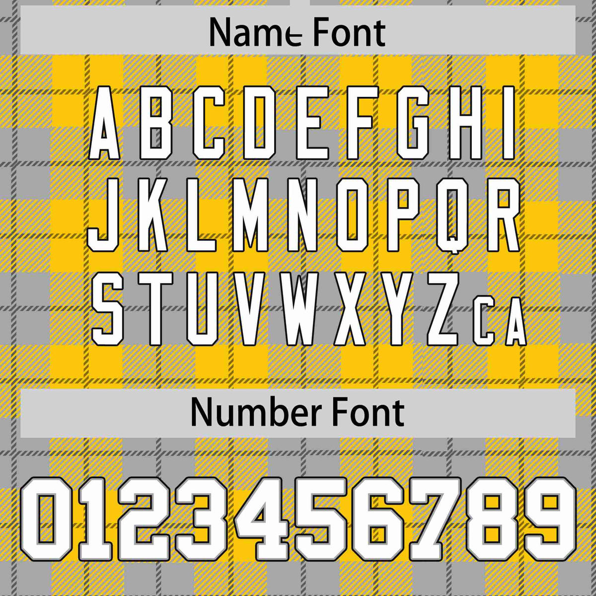 Custom Gold-Gray Varsity Full-Snap Plaid Pattern Letterman Baseball Jacket