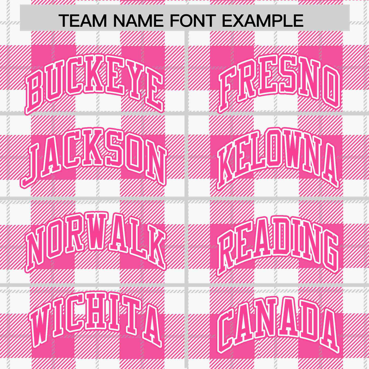 Custom Pink-White Varsity Full-Snap Plaid Pattern Letterman Baseball Jacket