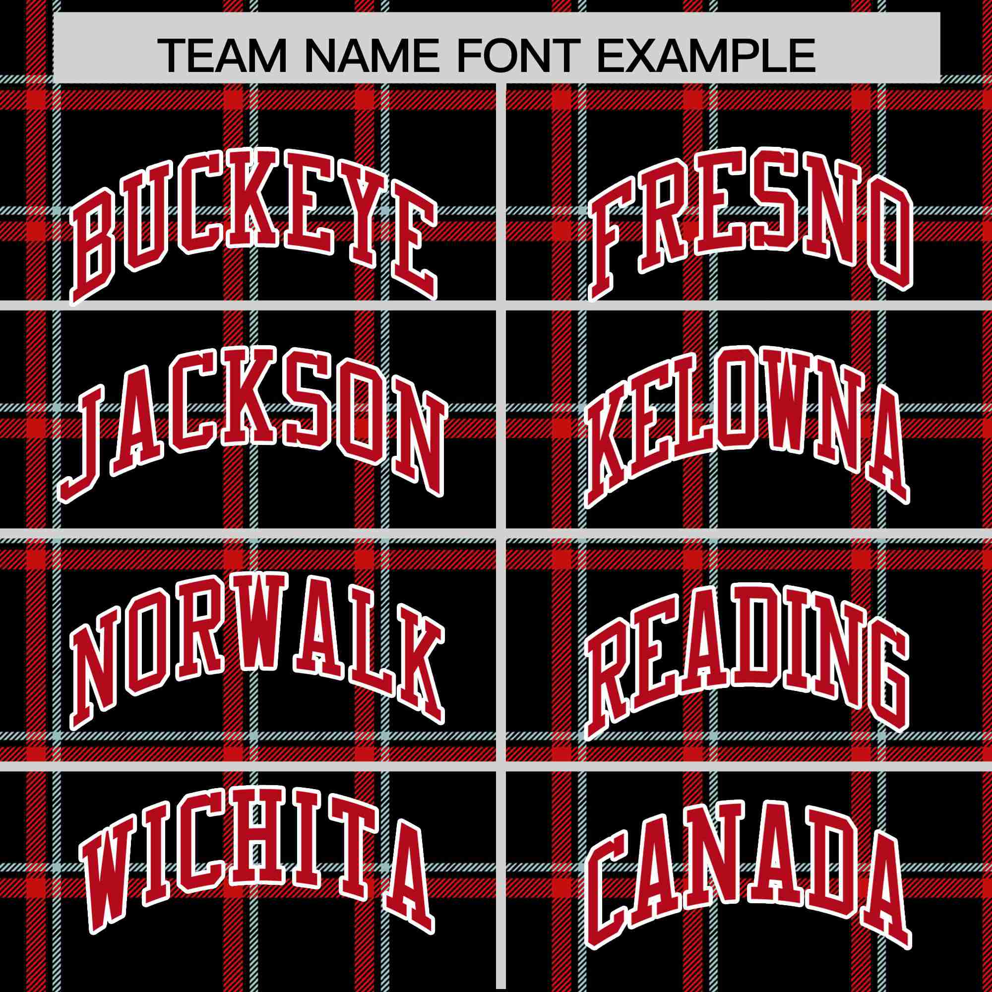 Custom Black-Red Varsity Full-Snap Plaid Pattern Letterman Baseball Jacket