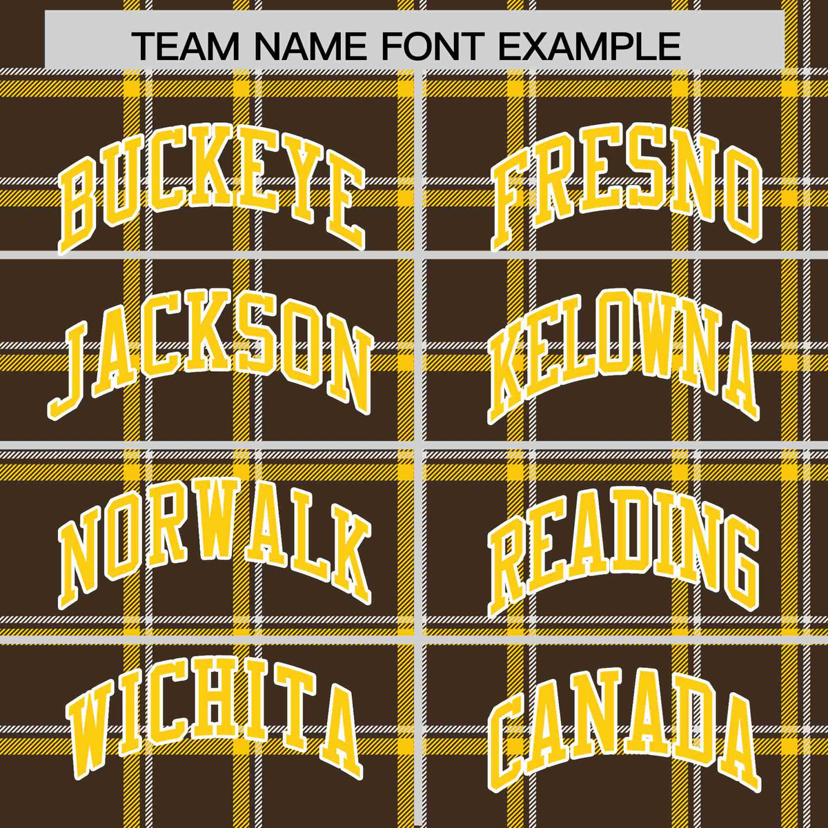 Custom Light Brown-Gold Varsity Full-Snap Plaid Pattern Letterman Baseball Jacket
