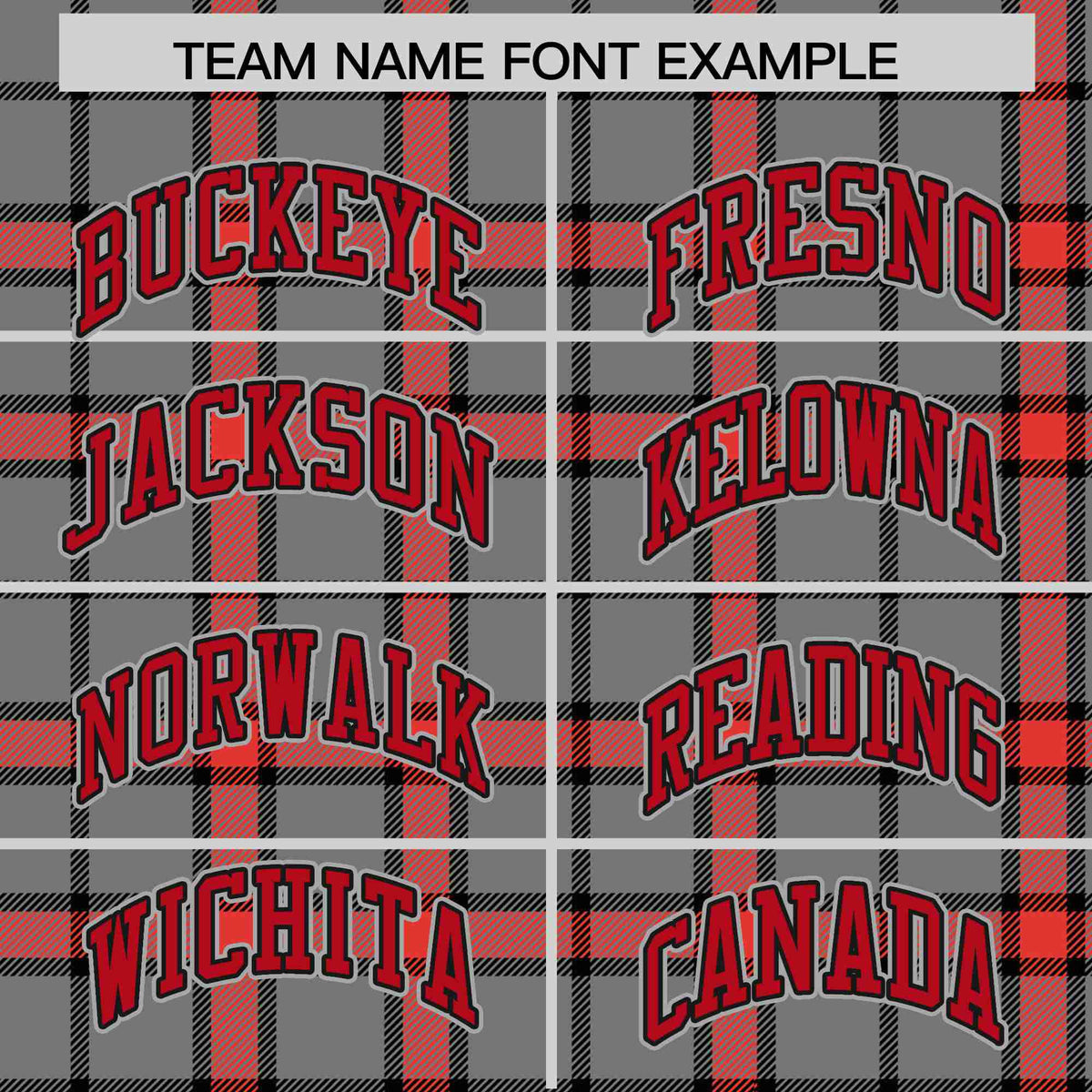 Custom Gray-Red Varsity Full-Snap Plaid Pattern Letterman Baseball Jacket