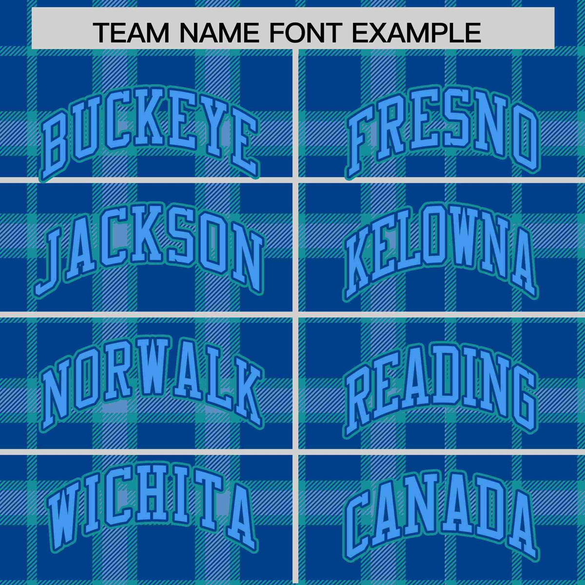 Custom Royal Blue Varsity Full-Snap Plaid Pattern Letterman Baseball Jacket