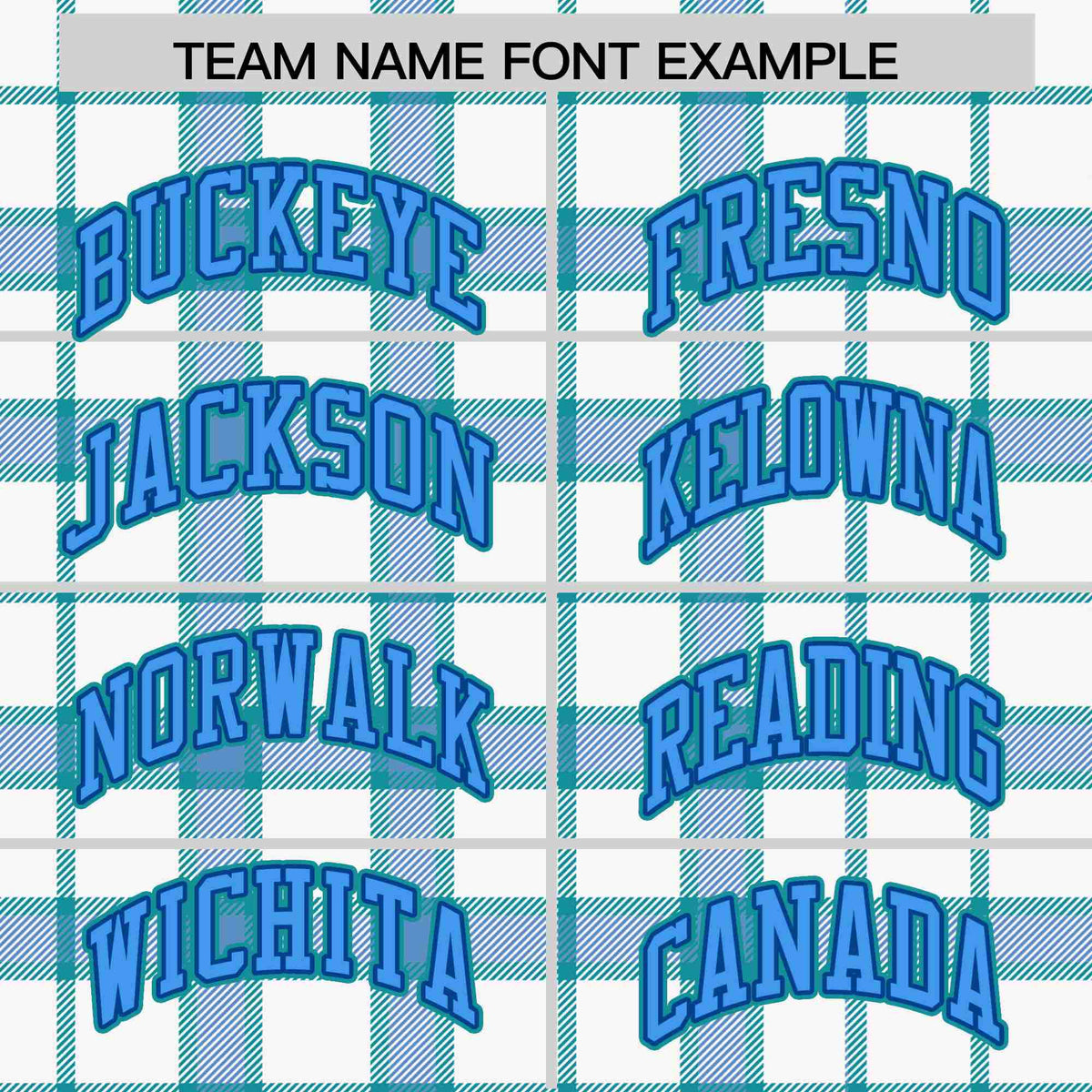Custom Cream-Light Blue Varsity Full-Snap Plaid Pattern Letterman Baseball Jacket