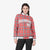 Custom Light Red-Crimson Varsity Full-Snap Plaid Pattern Letterman Baseball Jacket